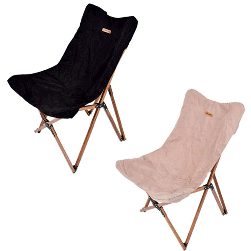 캔버스 감성 캠핑체어 휴대용 우드 접이식 의자 캠핑 낚시 차박