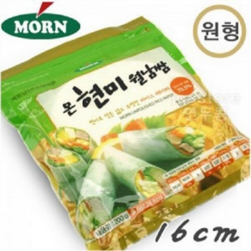 콩국수가루 원형 몬 현미 월남쌈 200g(라이스페이퍼) 사각월남쌈