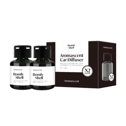 [더허브샵] 아로마센트 프리미엄 카 디퓨저 70ml x 2ea_향 택1