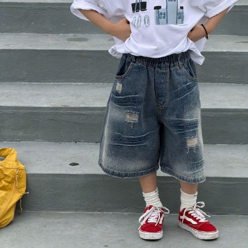팝업9부데님청바지